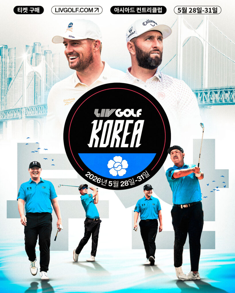 Korean golf influencer LIV Golf Korea 2026